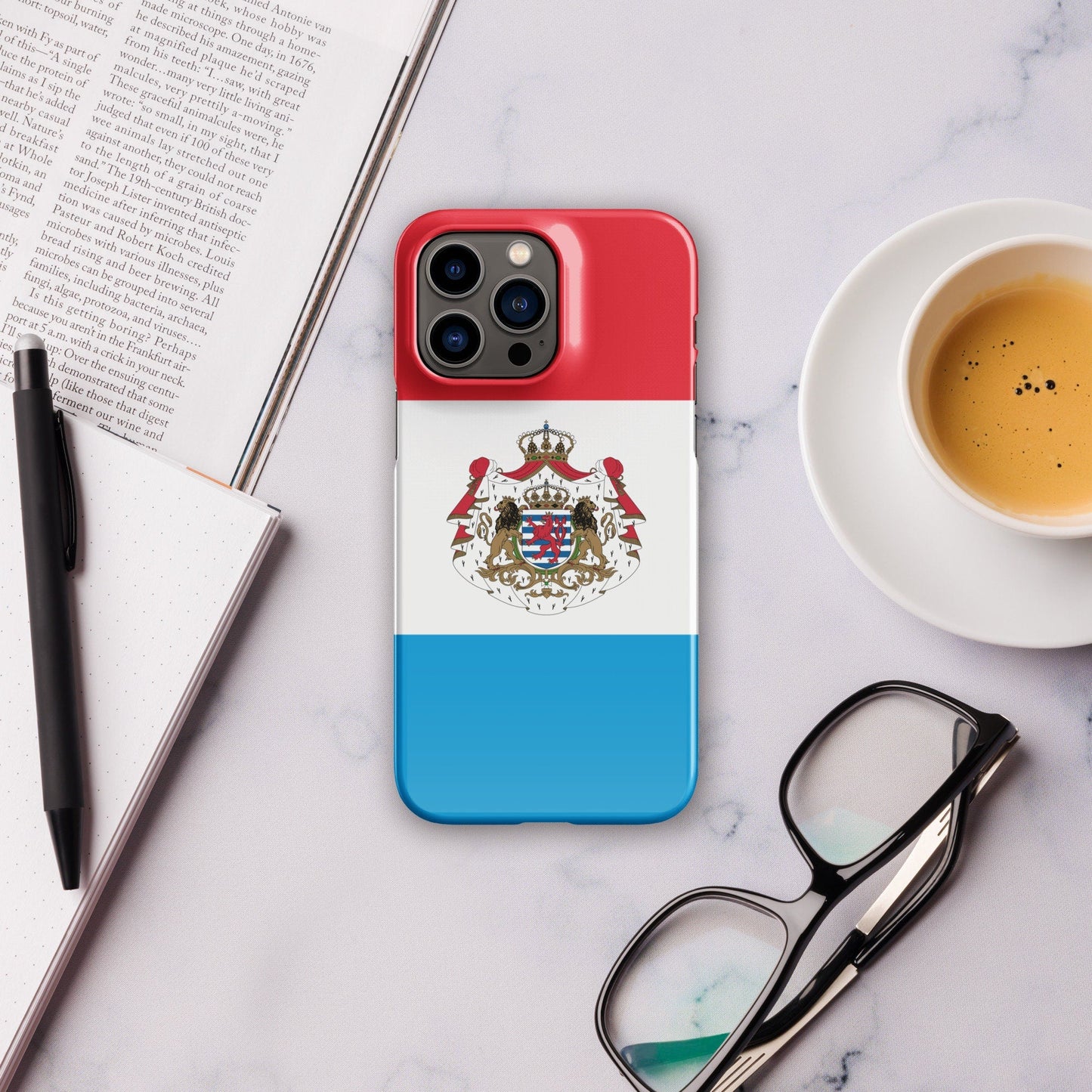 Luxembourg Flag | Aesthetic Phone Case | iPhone 15 Pro Max | Patriotic Phone Case | Tough Case - Raiden Gate Design