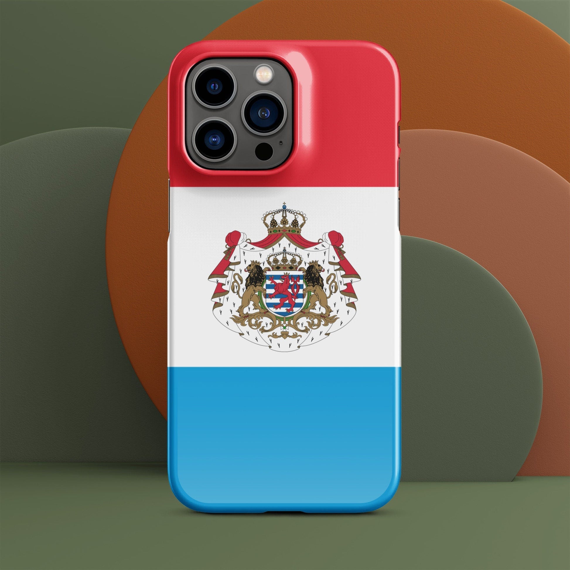 Luxembourg Flag | Aesthetic Phone Case | iPhone 15 Pro Max | Patriotic Phone Case | Tough Case - Raiden Gate Design