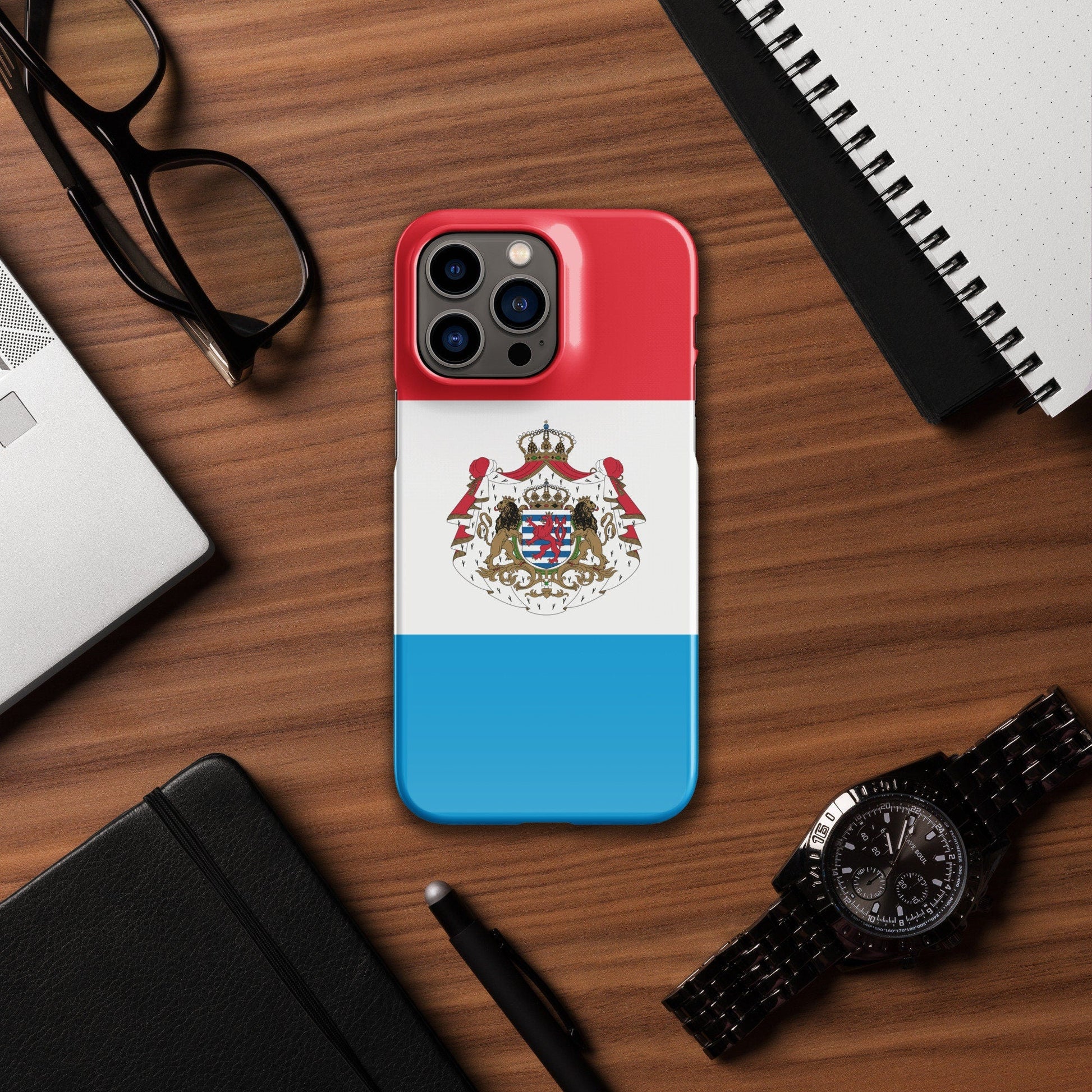 Luxembourg Flag | Aesthetic Phone Case | iPhone 15 Pro Max | Patriotic Phone Case | Tough Case - Raiden Gate Design