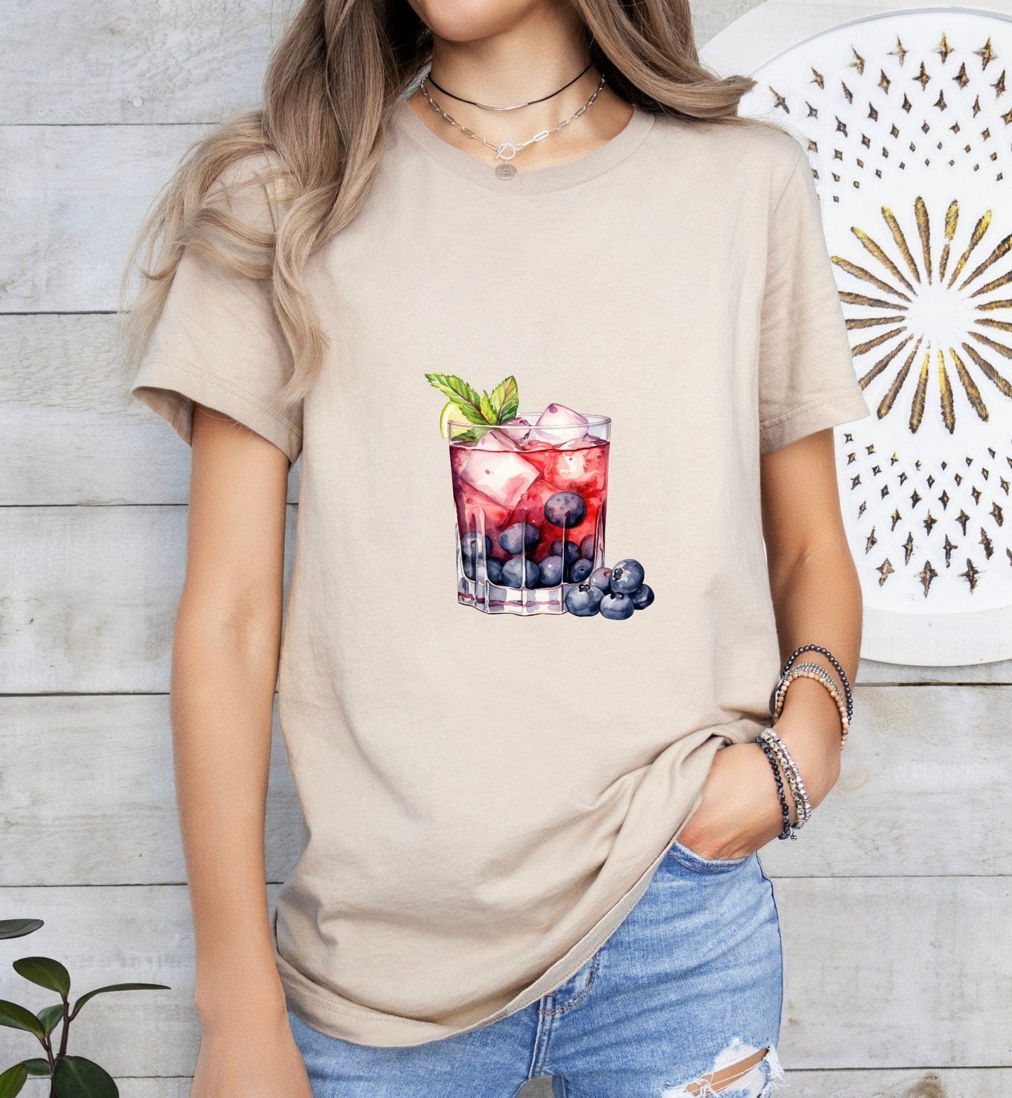 Old Glory Groom or Bride Cocktail Bar Shirt - Minimalist Aesthetic T-Shirt for Bachelor or Hen Party - Fun and Chic Design - Raiden Gate Design