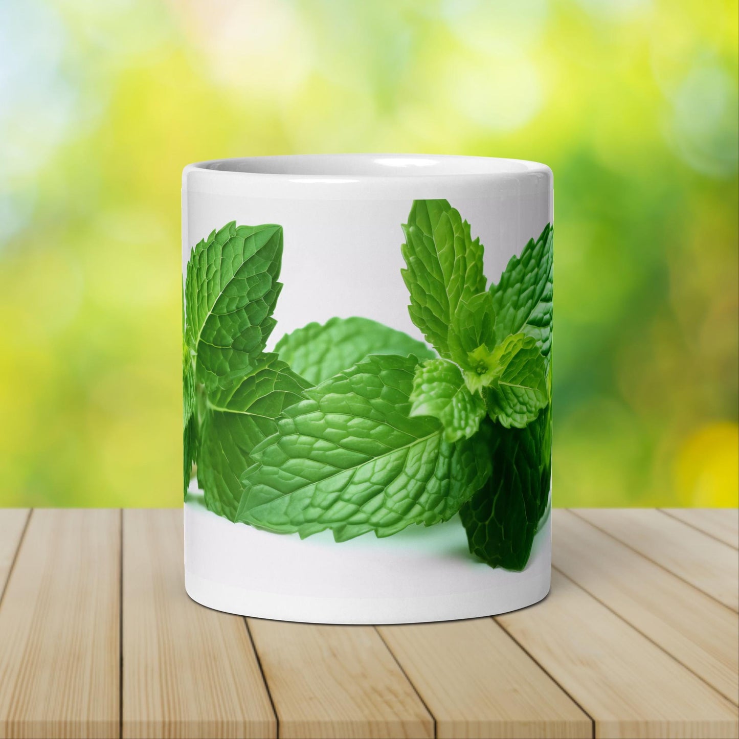 Peppermint Herbal Tea Mug | Teacup | Ceramic Tea Mug | Gifts for Her | Birthday Gift - Raiden Gate Design