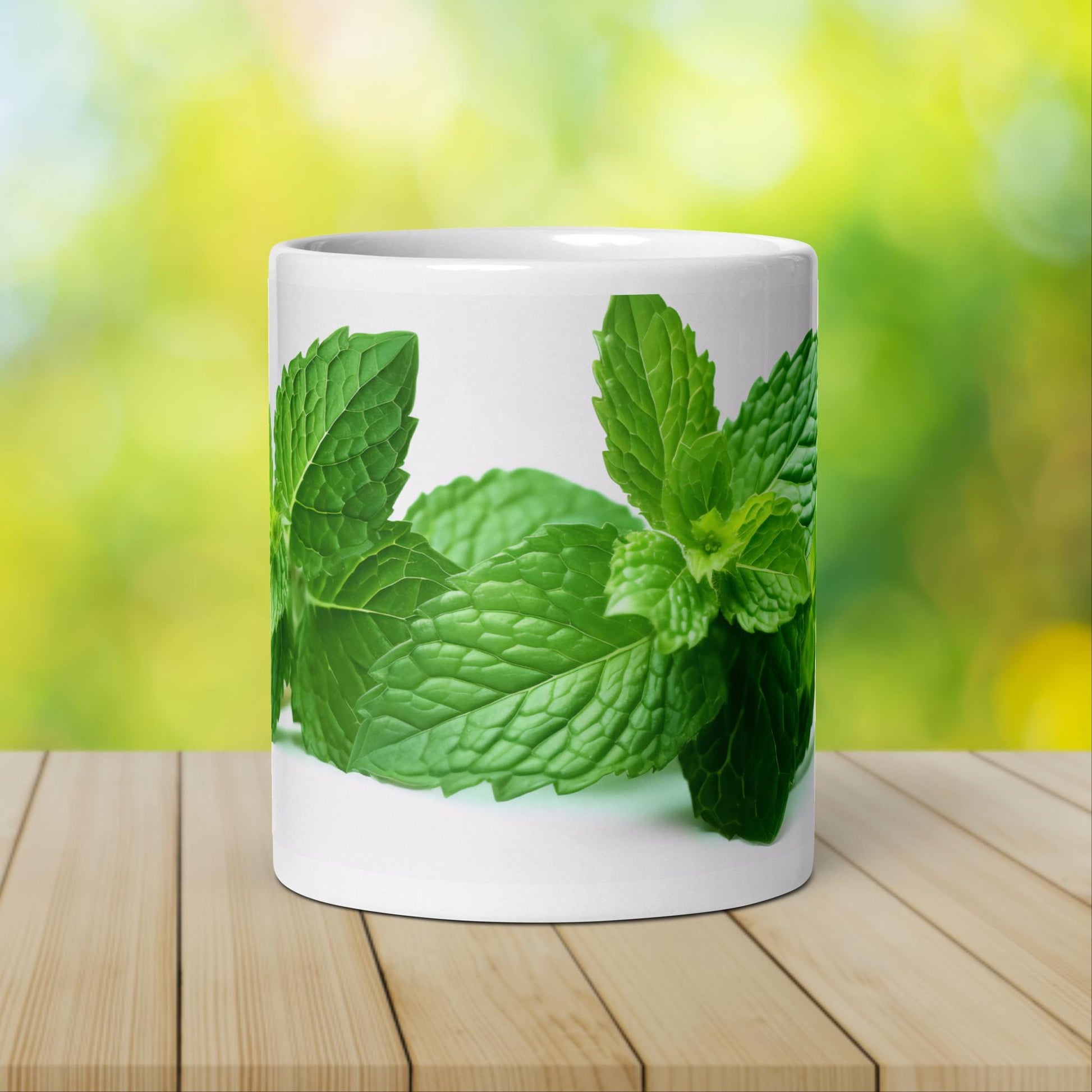 Peppermint Herbal Tea Mug | Teacup | Ceramic Tea Mug | Gifts for Her | Birthday Gift - Raiden Gate Design