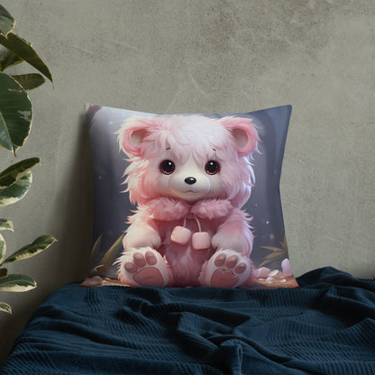 Pink Cub | Anime Pillow | Kawaii Pillow | Decorative Pillow | Throw Pillow - Raiden Gate Design