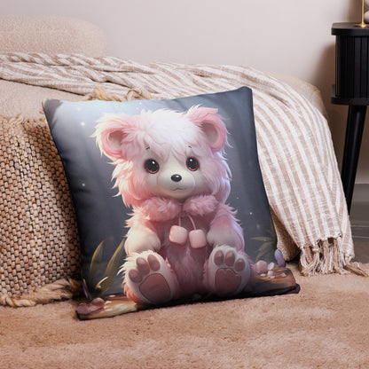 Pink Cub | Anime Pillow | Kawaii Pillow | Decorative Pillow | Throw Pillow - Raiden Gate Design