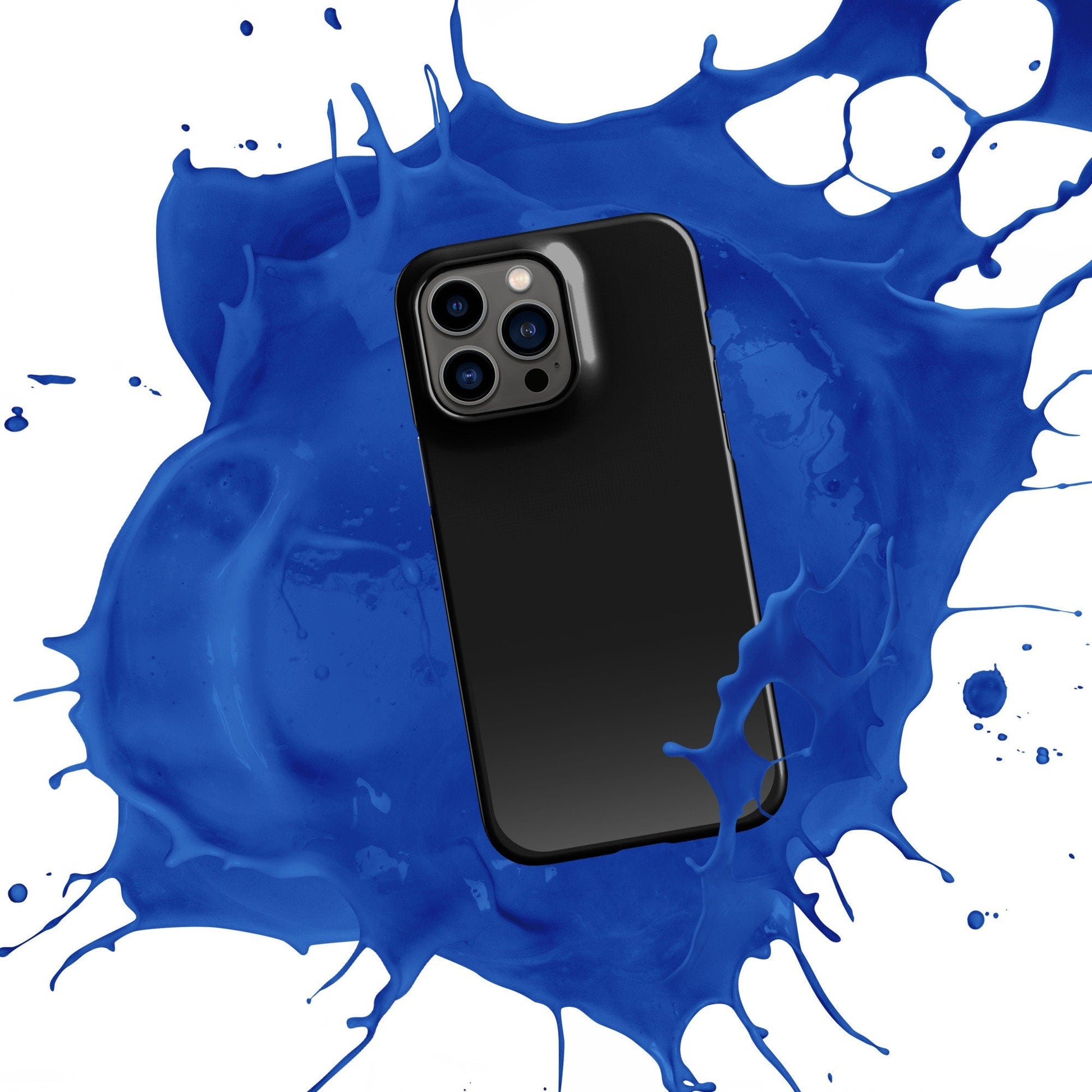 Premium Pure Black | Aesthetic Phone Case | iPhone 15 Pro Max | Phone Case | Tough Case - Raiden Gate Design