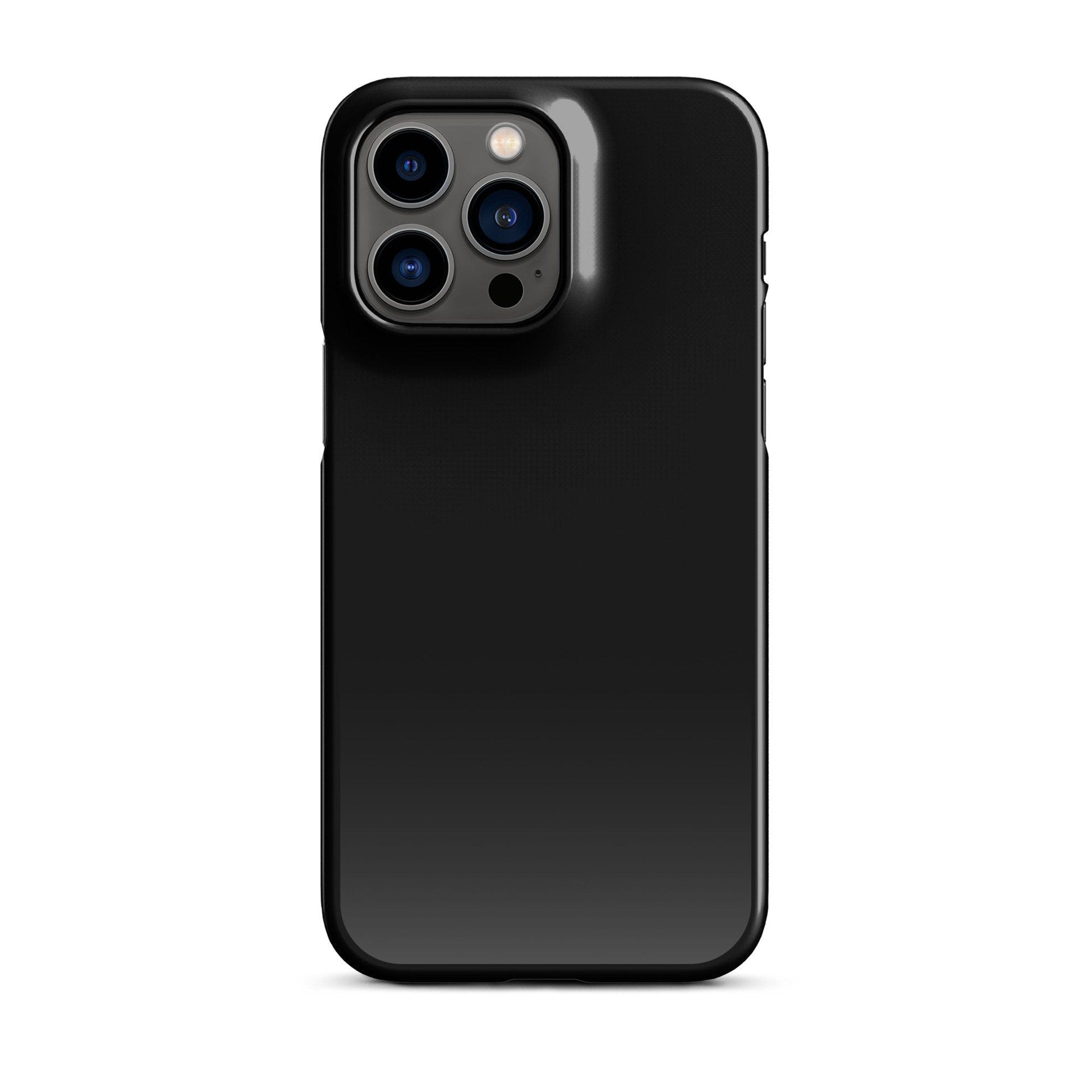 Premium Pure Black | Aesthetic Phone Case | iPhone 15 Pro Max | Phone Case | Tough Case - Raiden Gate Design
