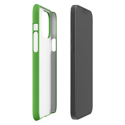 Premium Pure Green | Aesthetic Phone Case | iPhone 15 Pro Max | Phone Case | Tough Case - Raiden Gate Design