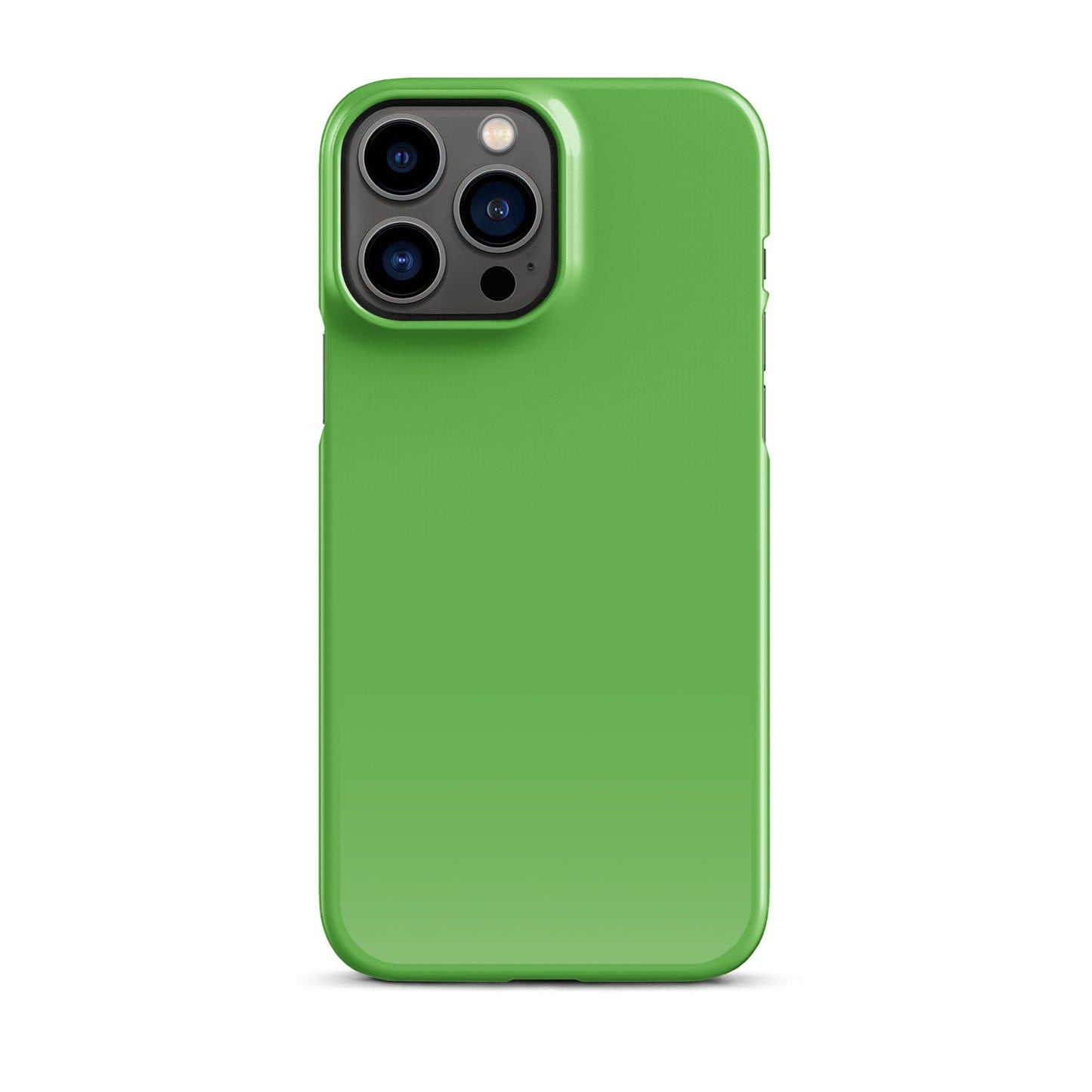 Premium Pure Green | Aesthetic Phone Case | iPhone 15 Pro Max | Phone Case | Tough Case - Raiden Gate Design