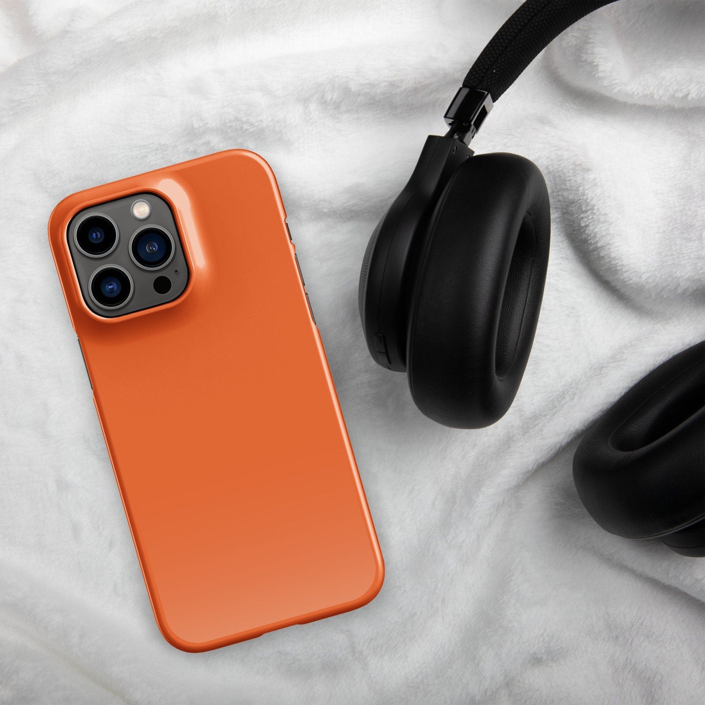 Premium Pure Orange | Aesthetic Phone Case | iPhone 15 Pro Max | Phone Case | Tough Case - Raiden Gate Design