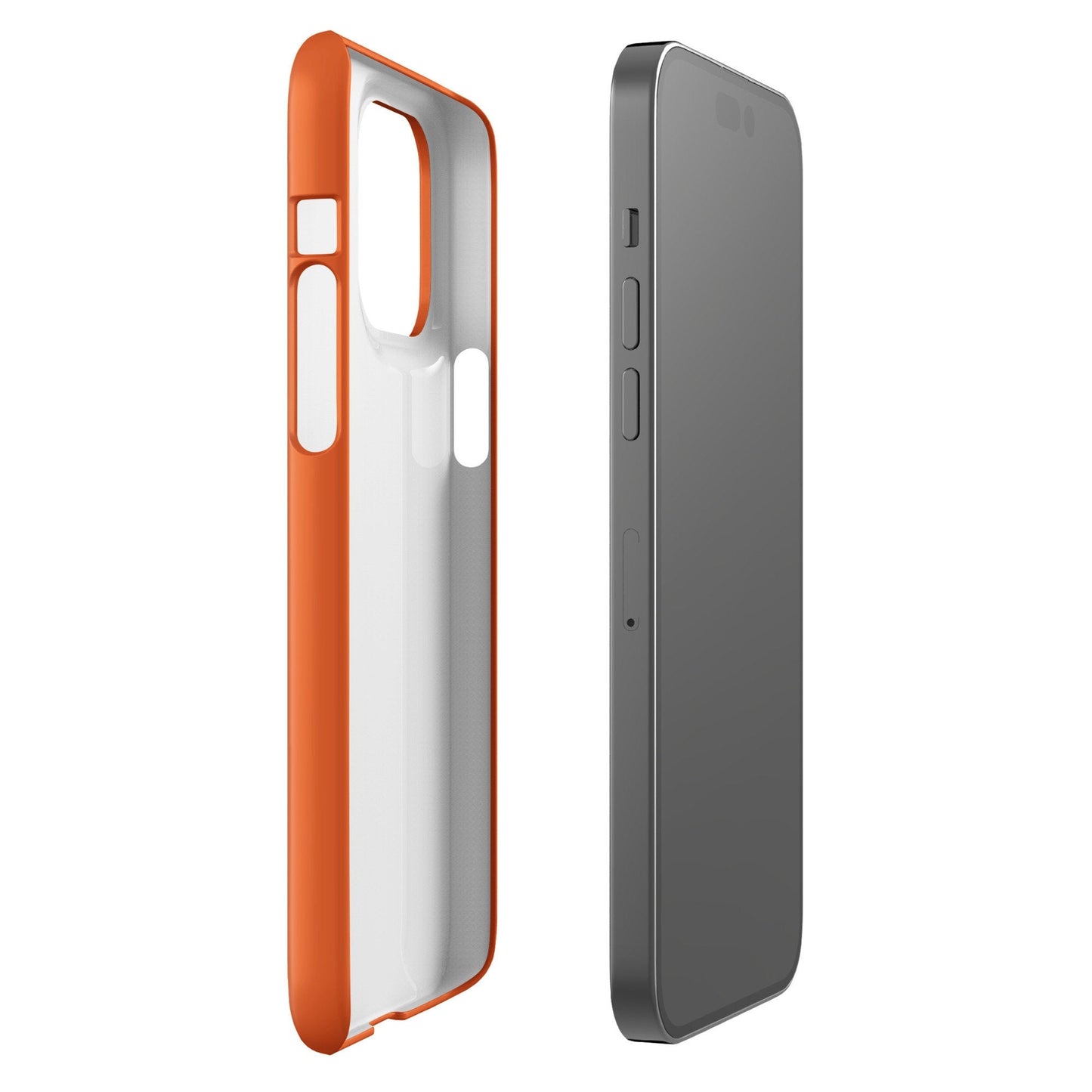 Premium Pure Orange | Aesthetic Phone Case | iPhone 15 Pro Max | Phone Case | Tough Case - Raiden Gate Design