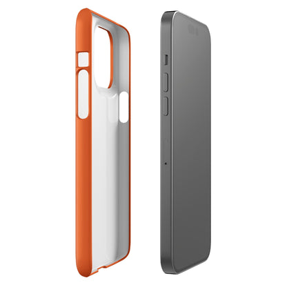 Premium Pure Orange | Aesthetic Phone Case | iPhone 15 Pro Max | Phone Case | Tough Case - Raiden Gate Design