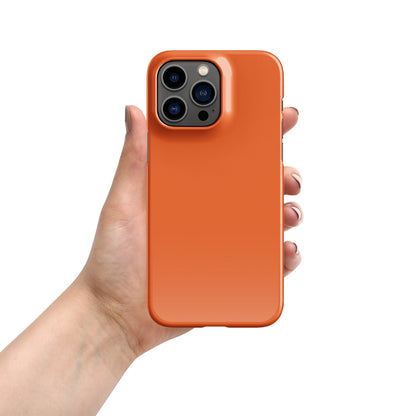 Premium Pure Orange | Aesthetic Phone Case | iPhone 15 Pro Max | Phone Case | Tough Case - Raiden Gate Design