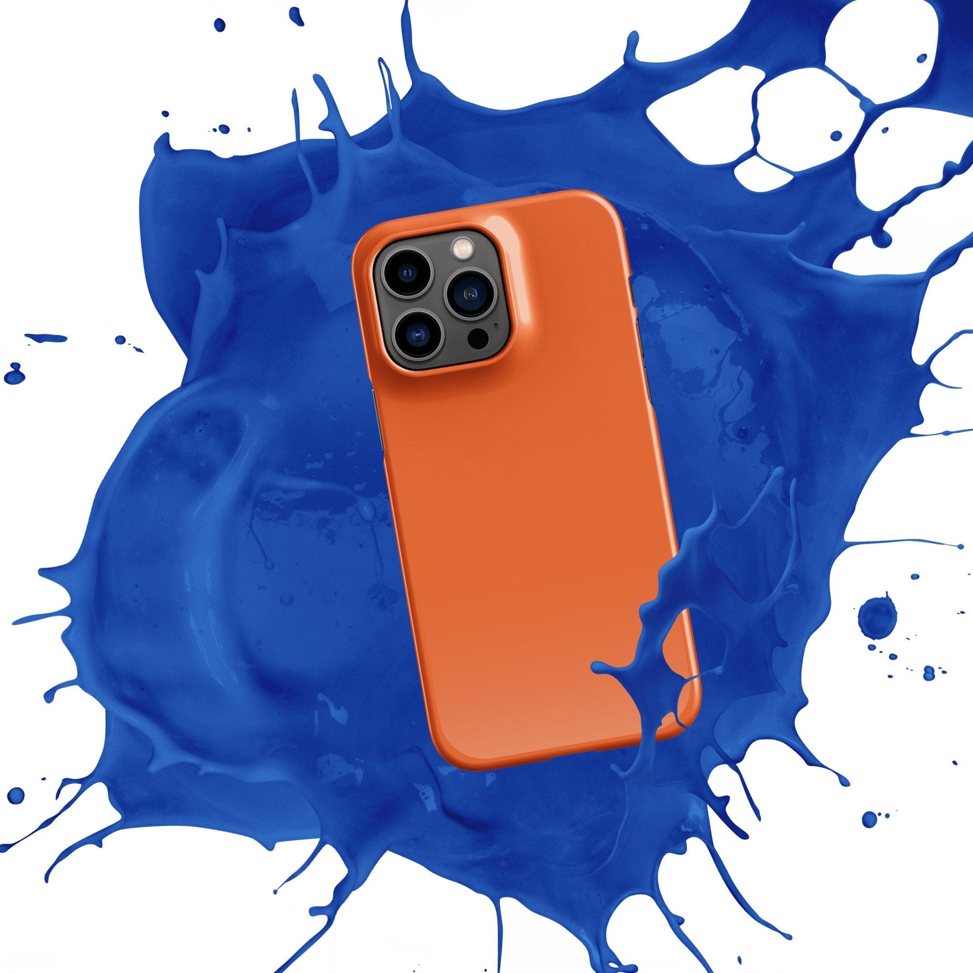 Premium Pure Orange | Aesthetic Phone Case | iPhone 15 Pro Max | Phone Case | Tough Case - Raiden Gate Design