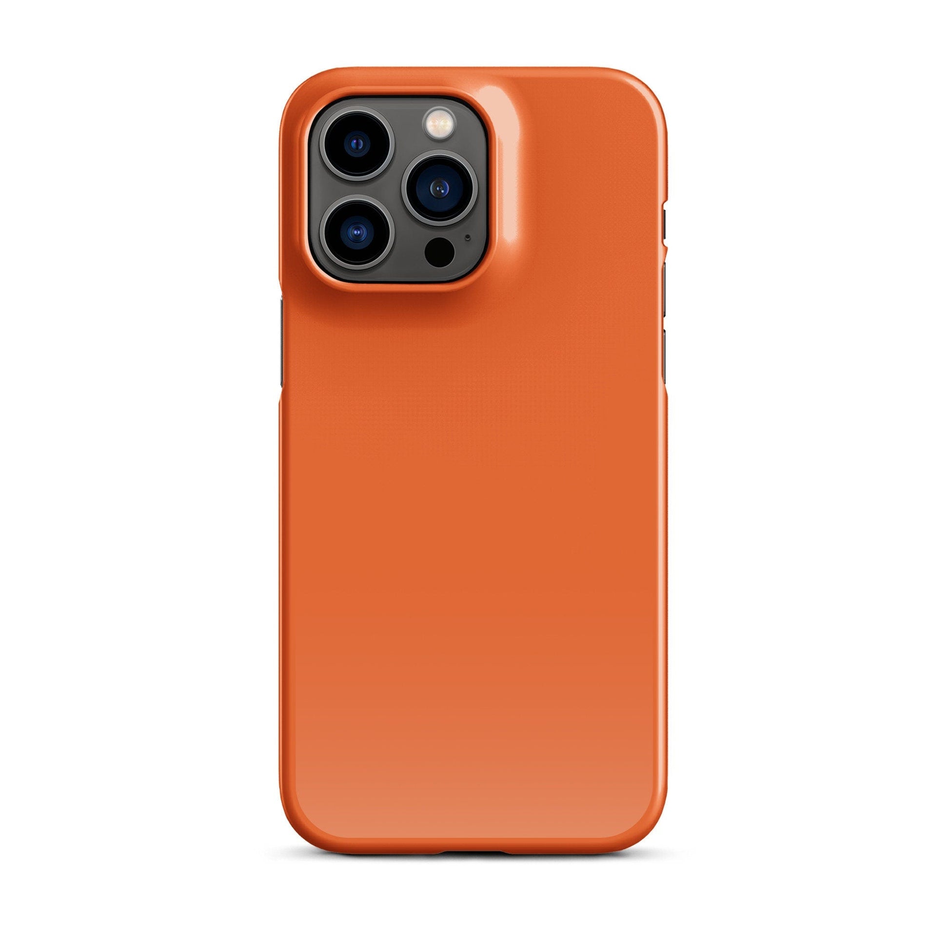 Premium Pure Orange | Aesthetic Phone Case | iPhone 15 Pro Max | Phone Case | Tough Case - Raiden Gate Design