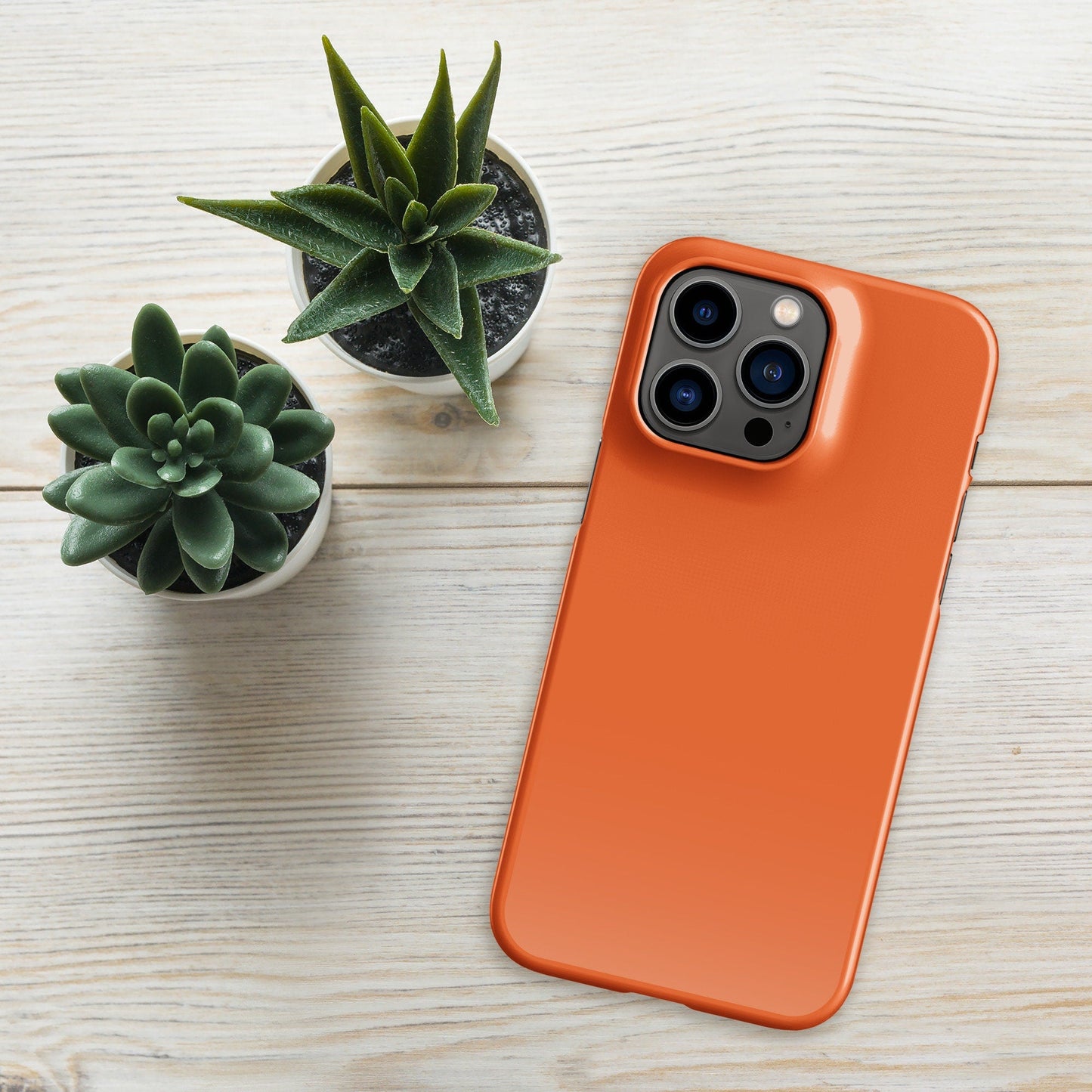 Premium Pure Orange | Aesthetic Phone Case | iPhone 15 Pro Max | Phone Case | Tough Case - Raiden Gate Design