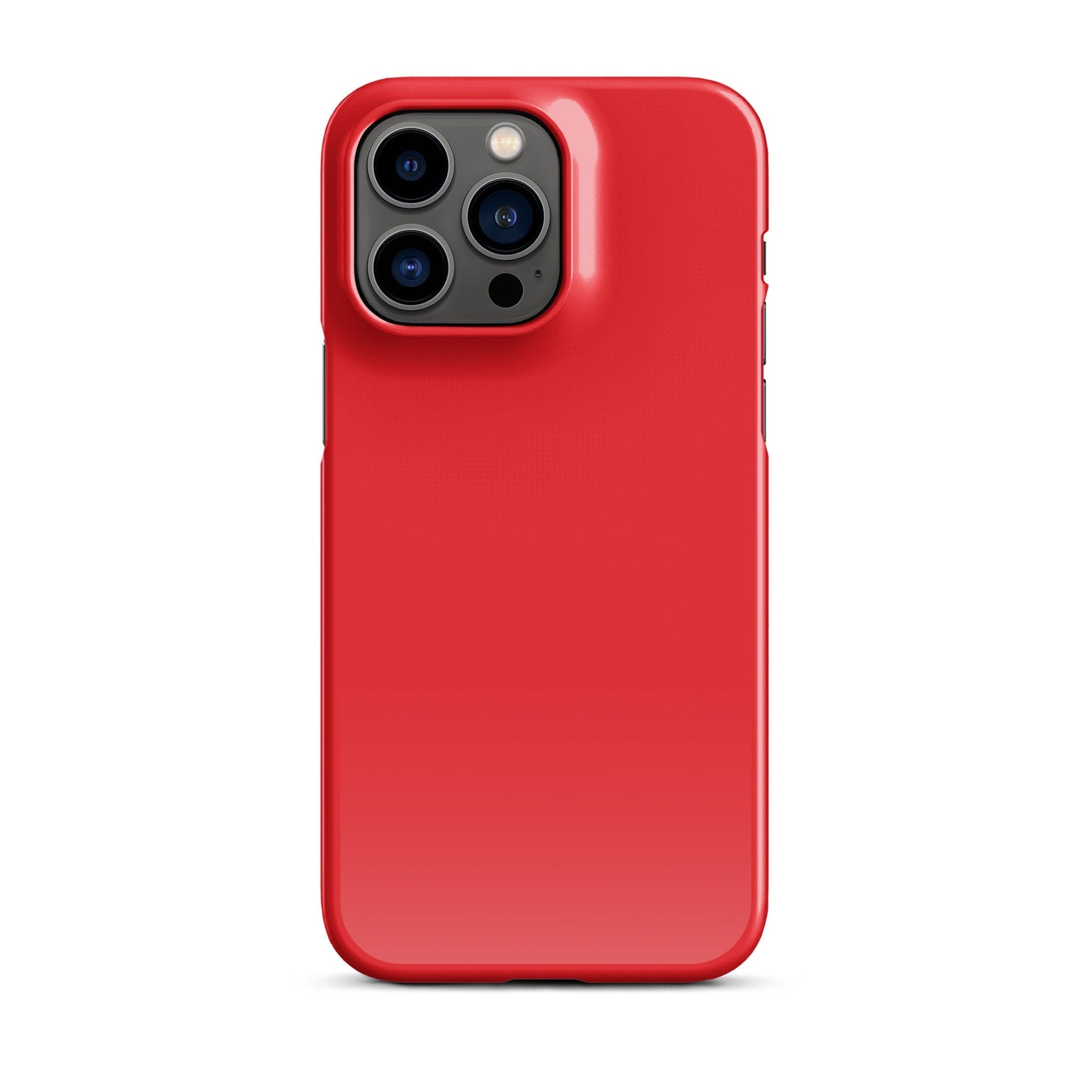 Premium Pure Red | Aesthetic Phone Case | iPhone 15 Pro Max | Phone Case | Tough Case - Raiden Gate Design
