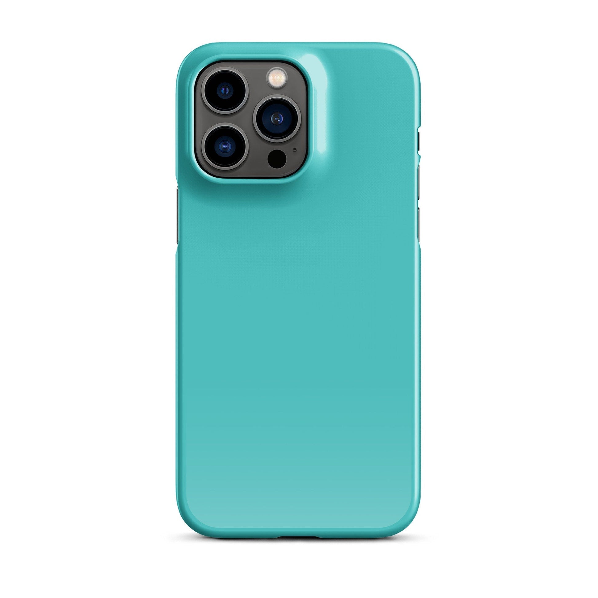 Premium Pure Turquoise | Aesthetic Phone Case | iPhone 15 Pro Max | Phone Case | Tough Case - Raiden Gate Design