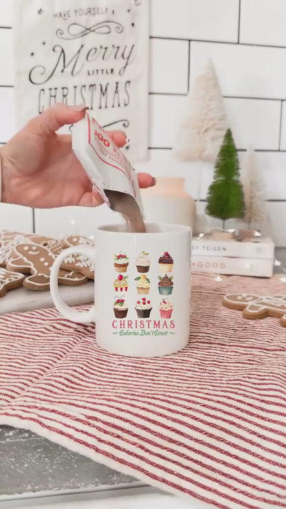 Christmas Muffins - Vintage Christmas Coffee Mug with Cute Gnome