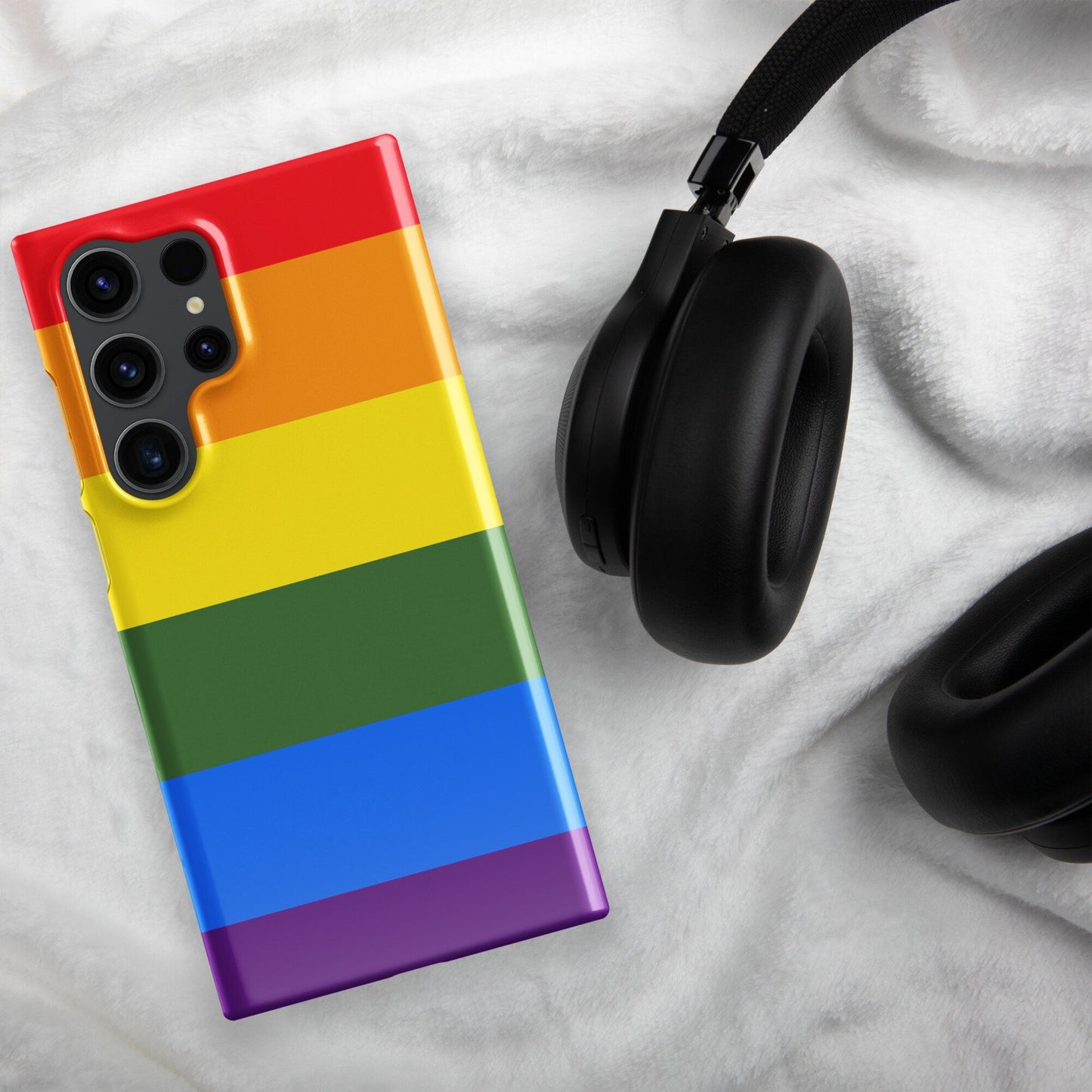 Pride Flag LGBTQ Samsung Galaxy S24 Ultra Case - Rainbow Phone Cover - Raiden Gate Design