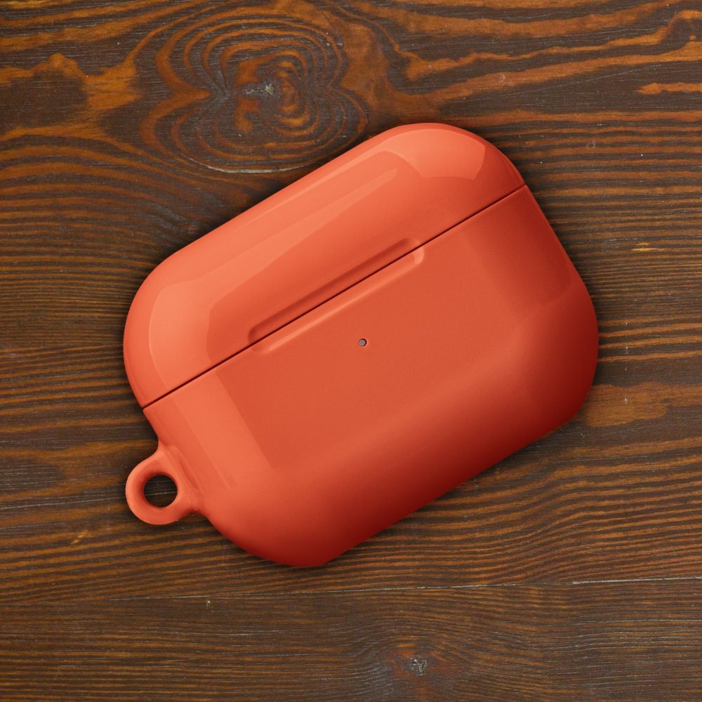 Pure Orange Custom AirPods Pro Case | Tough AirPods Case - Raiden Gate Design