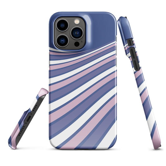 Purple Waves | Aesthetic Phone Case | iPhone 15 Pro Max | Phone Case | Tough Case - Raiden Gate Design