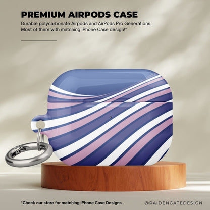 Purple Waves Custom AirPods Pro Case | Tough AirPods Case - Raiden Gate Design