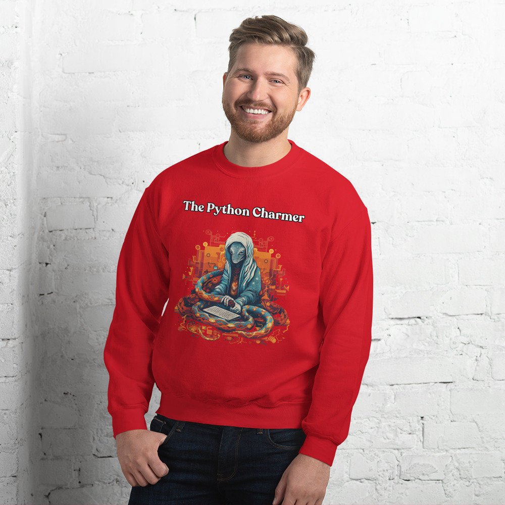 Python Charmer Developer Sweatshirt - Raiden Gate Design