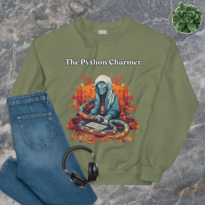 Python Charmer Developer Sweatshirt - Raiden Gate Design