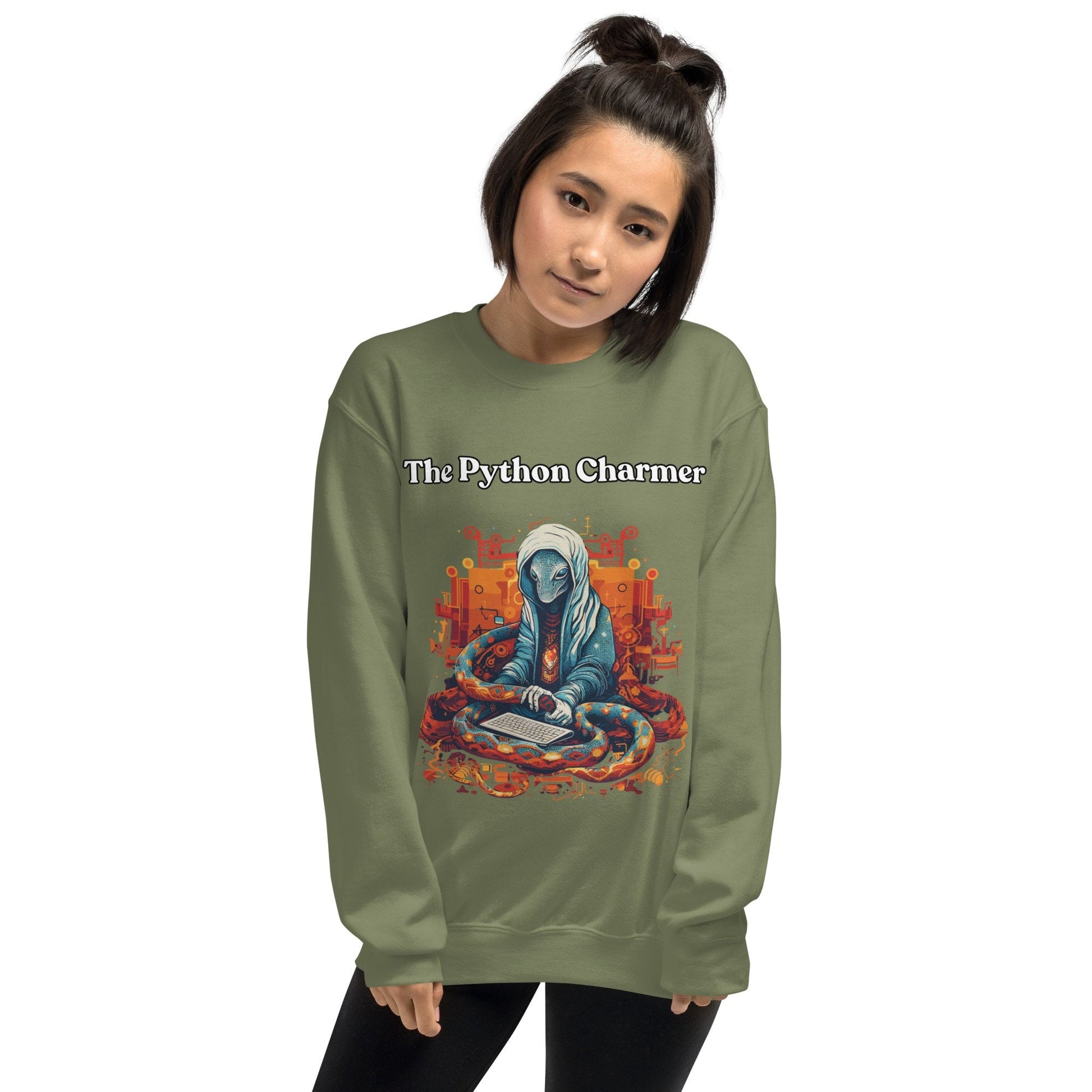 Python Charmer Developer Sweatshirt - Raiden Gate Design