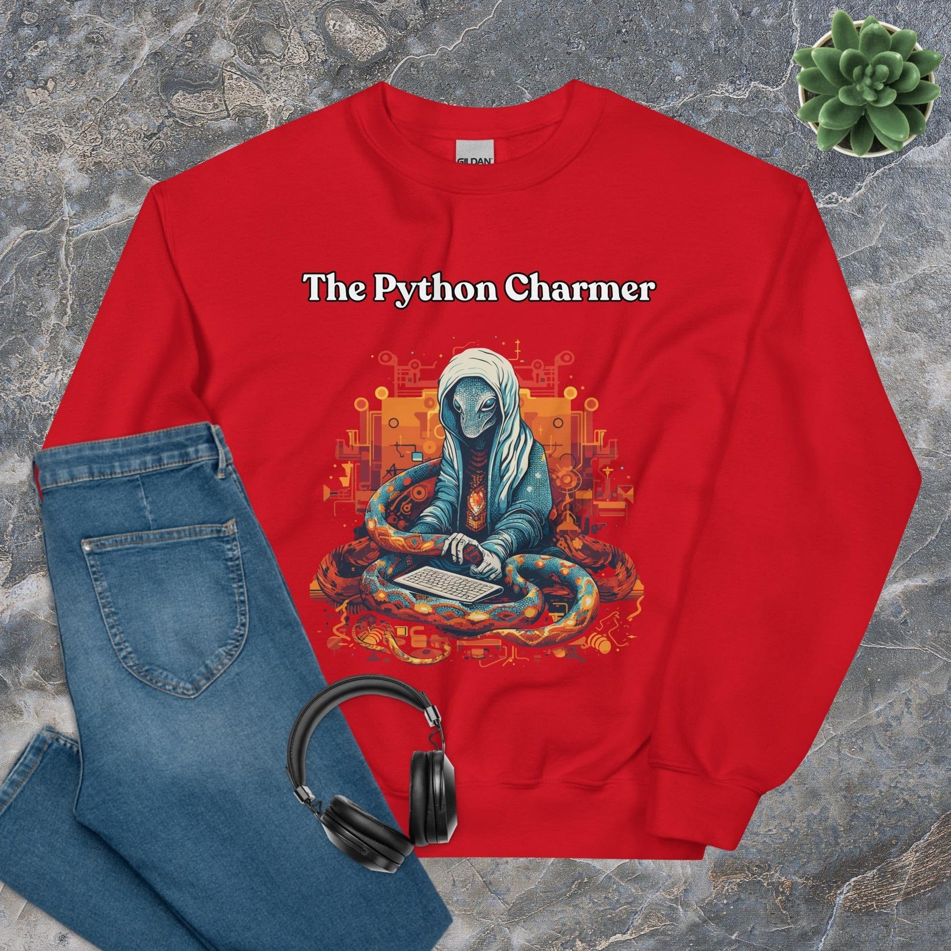 Python Charmer Developer Sweatshirt - Raiden Gate Design