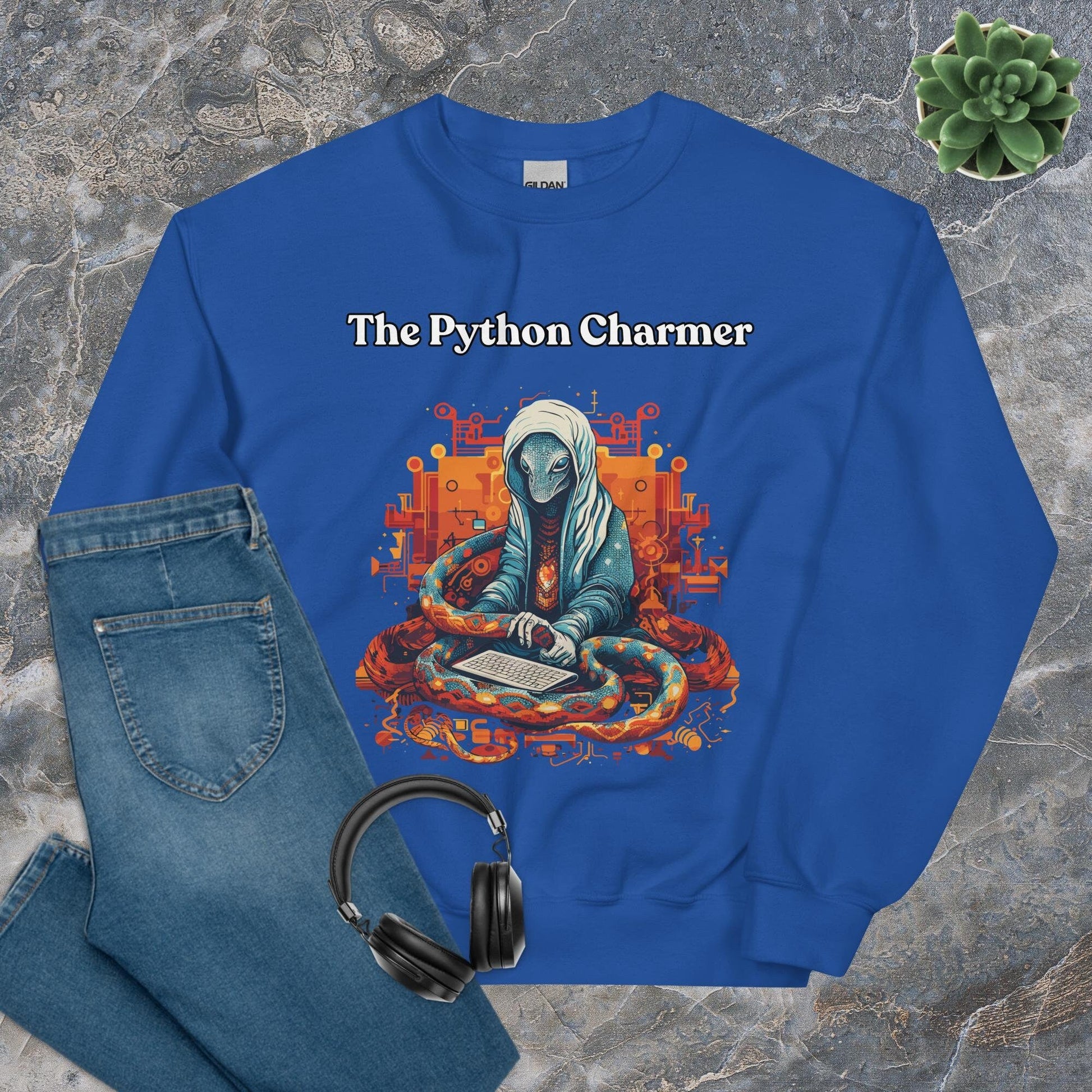Python Charmer Developer Sweatshirt - Raiden Gate Design