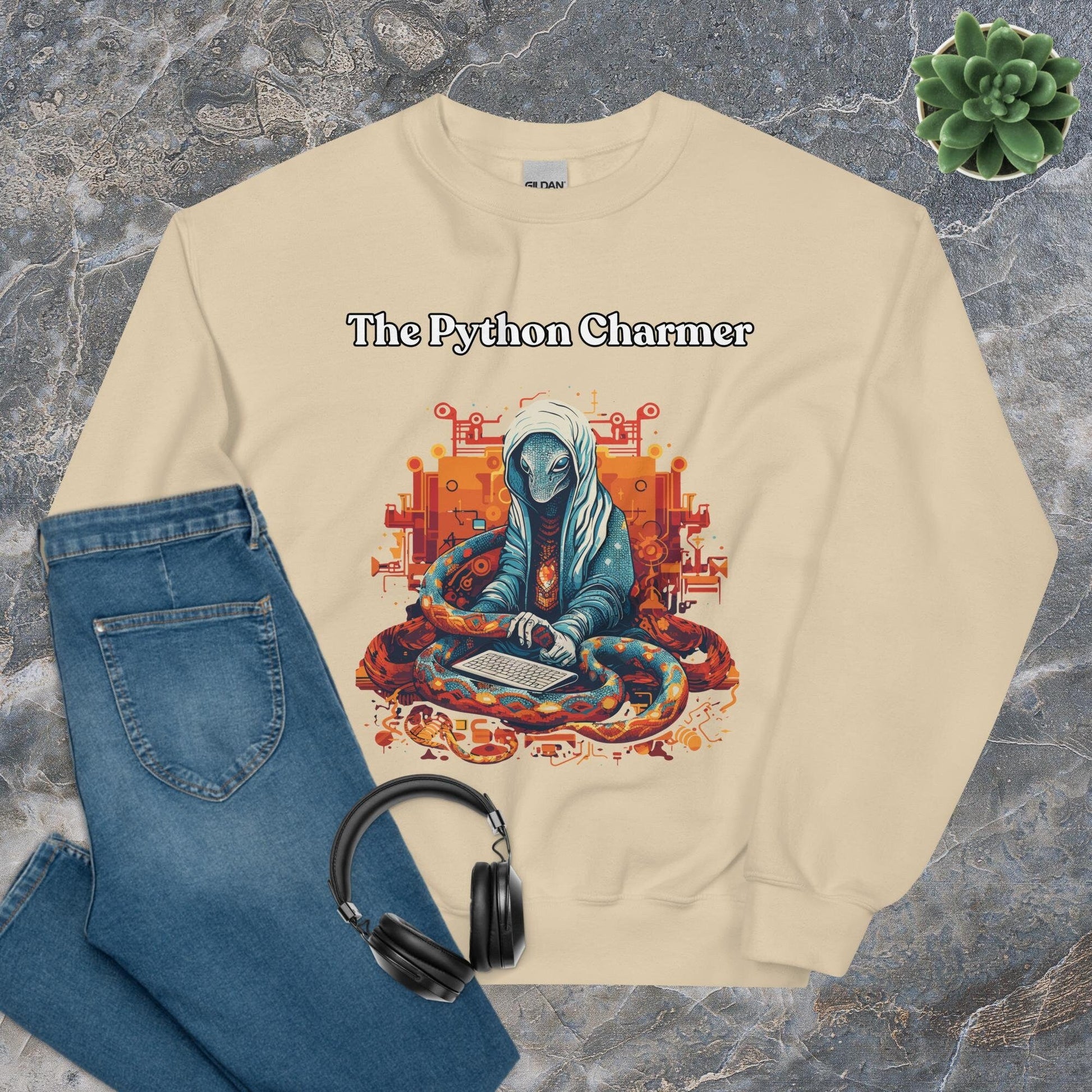 Python Charmer Developer Sweatshirt - Raiden Gate Design