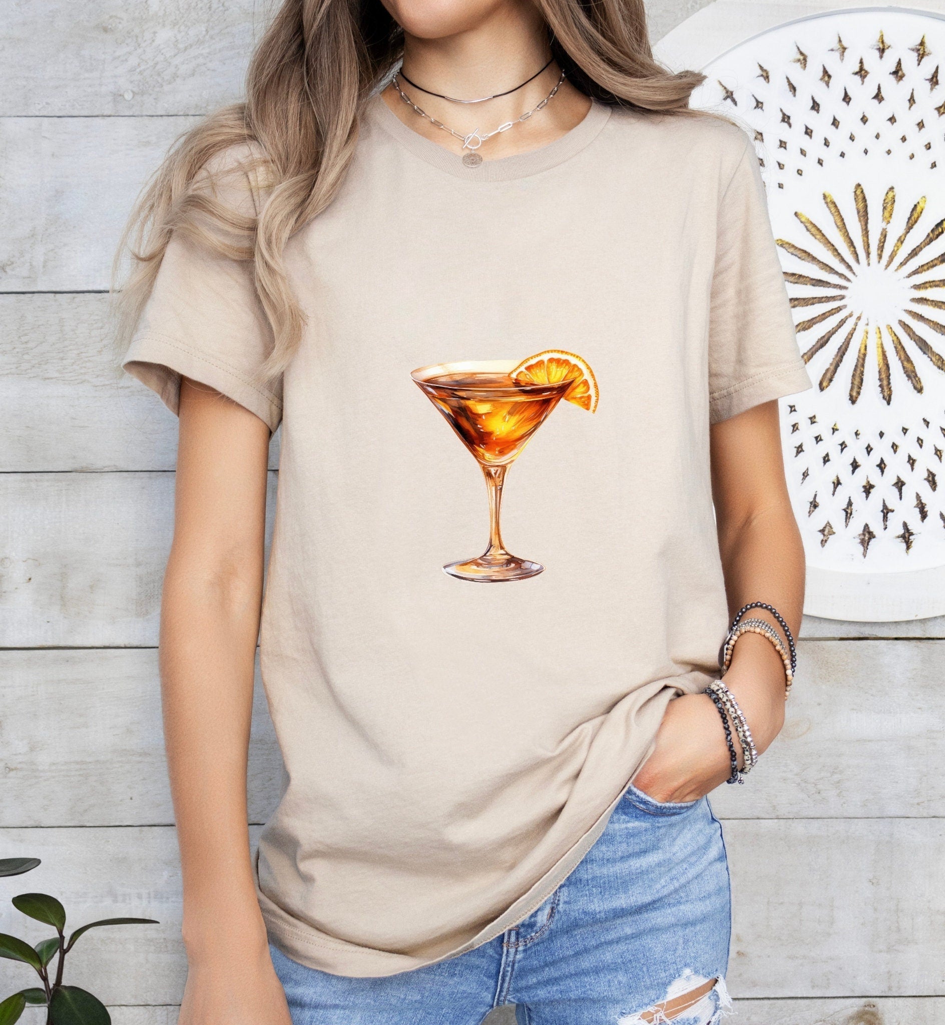 Revolver Cocktail Groom or Bride Cocktail Bar Shirt - Minimalist Aesthetic T-Shirt for Bachelor or Hen Party - Fun and Chic Design - Raiden Gate Design