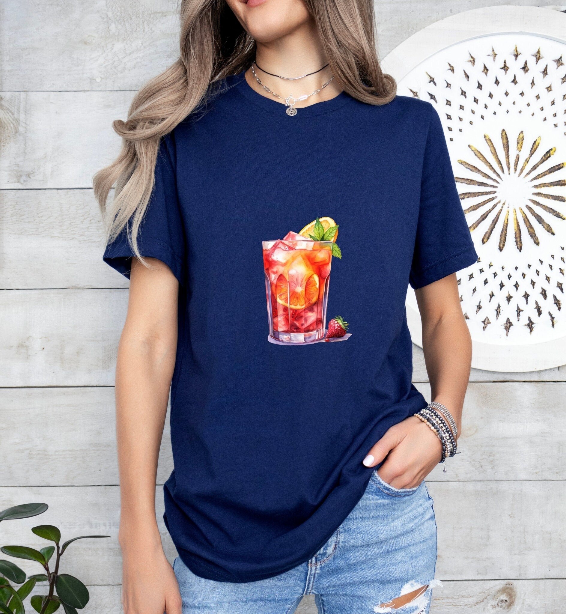 Russian Spring Groom or Bride Cocktail Bar Shirt - Minimalist Aesthetic T-Shirt for Bachelor or Hen Party - Fun and Chic Design - Raiden Gate Design