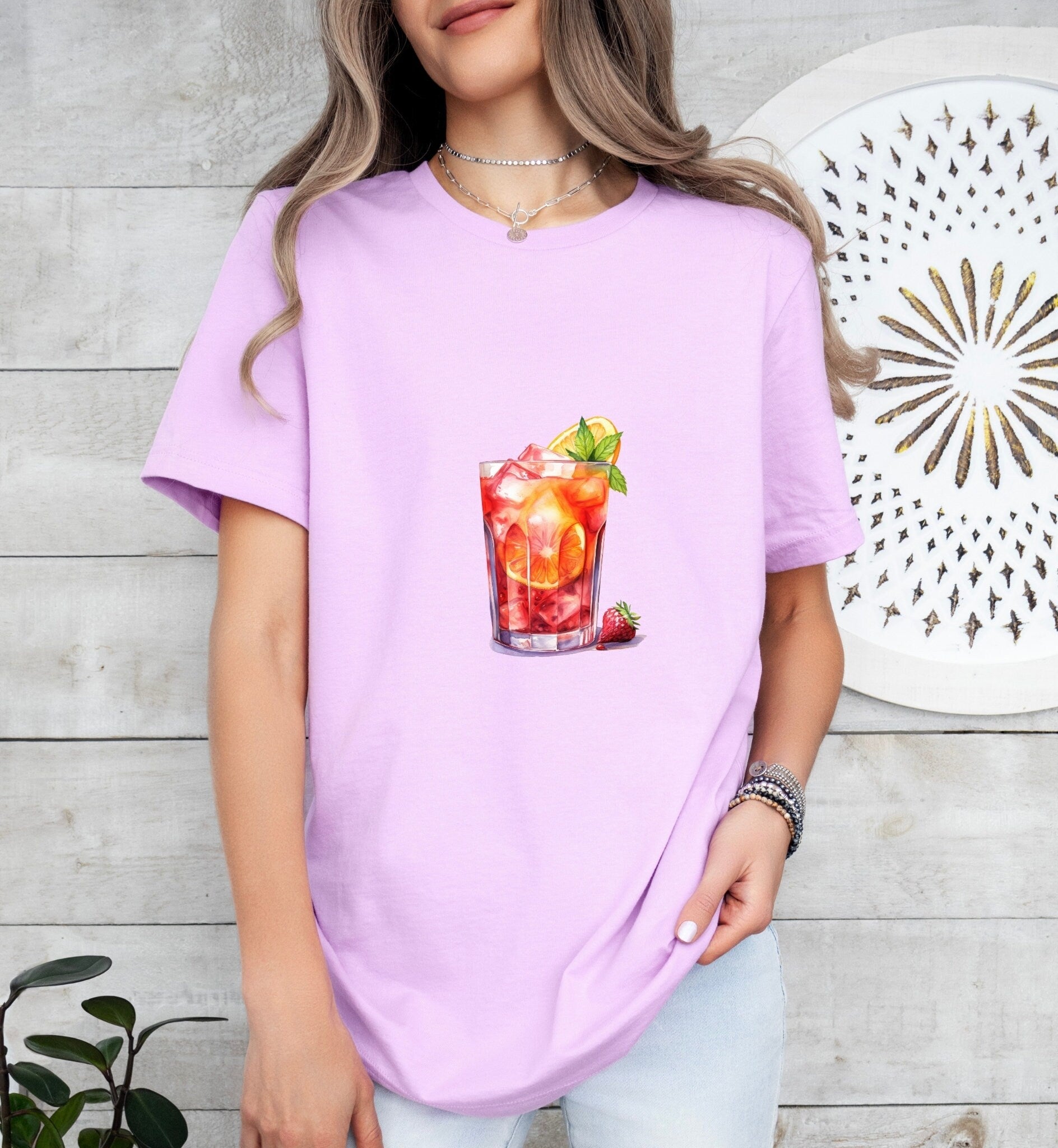 Russian Spring Groom or Bride Cocktail Bar Shirt - Minimalist Aesthetic T-Shirt for Bachelor or Hen Party - Fun and Chic Design - Raiden Gate Design