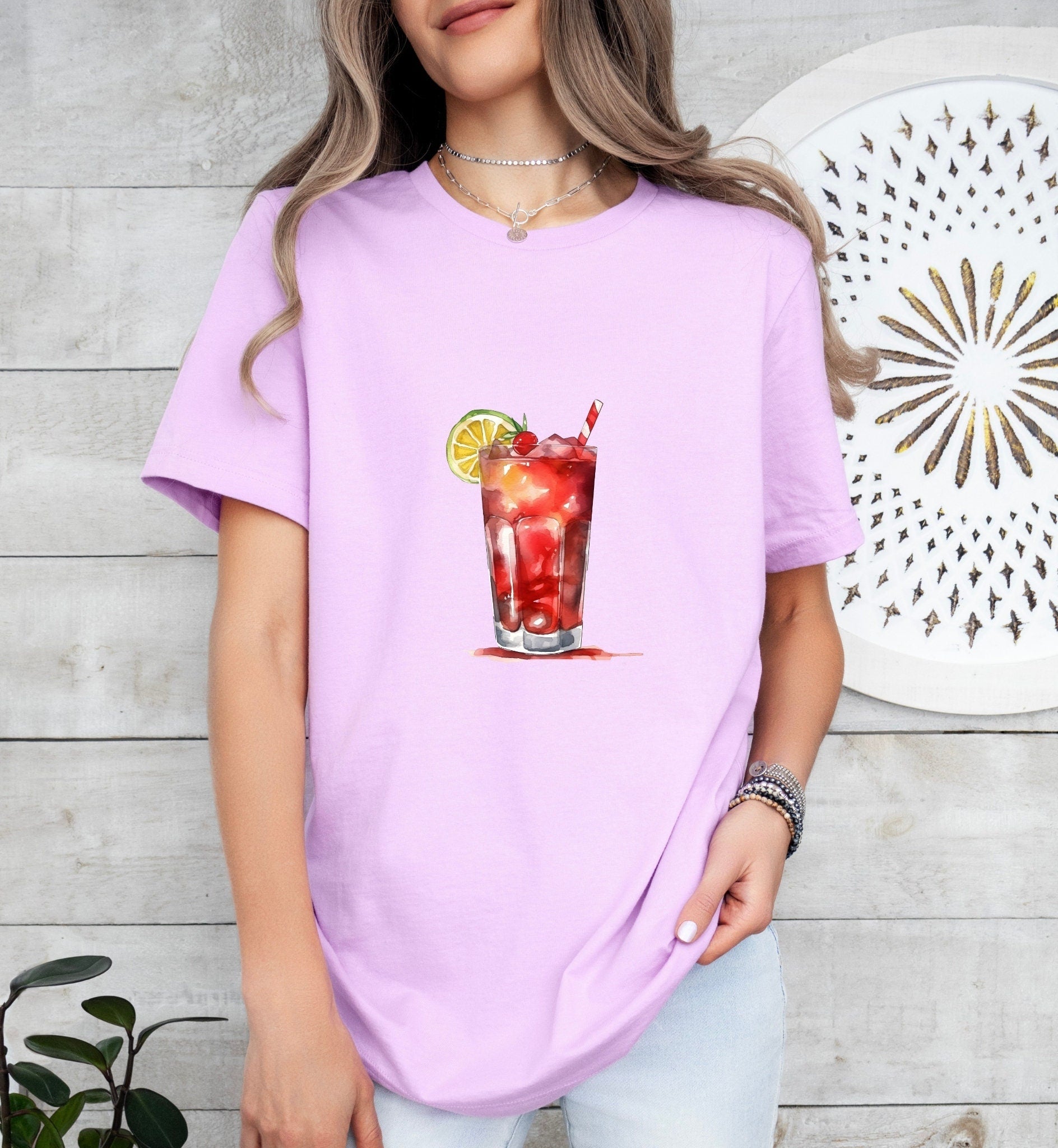 Singapore Sling Groom or Bride Cocktail Bar Shirt - Minimalist Aesthetic T-Shirt for Bachelor or Hen Party - Fun and Chic Design - Raiden Gate Design