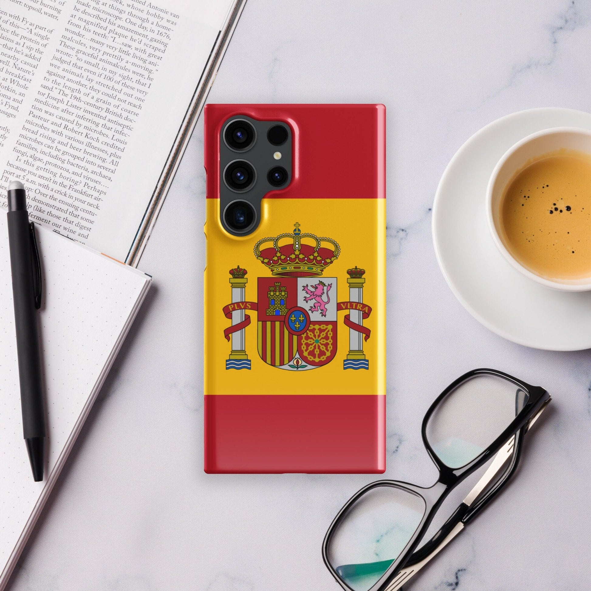 Spain Flag Samsung Galaxy Phone Case for Samsung S24 and Samsung S23 for Patriots - Raiden Gate Design