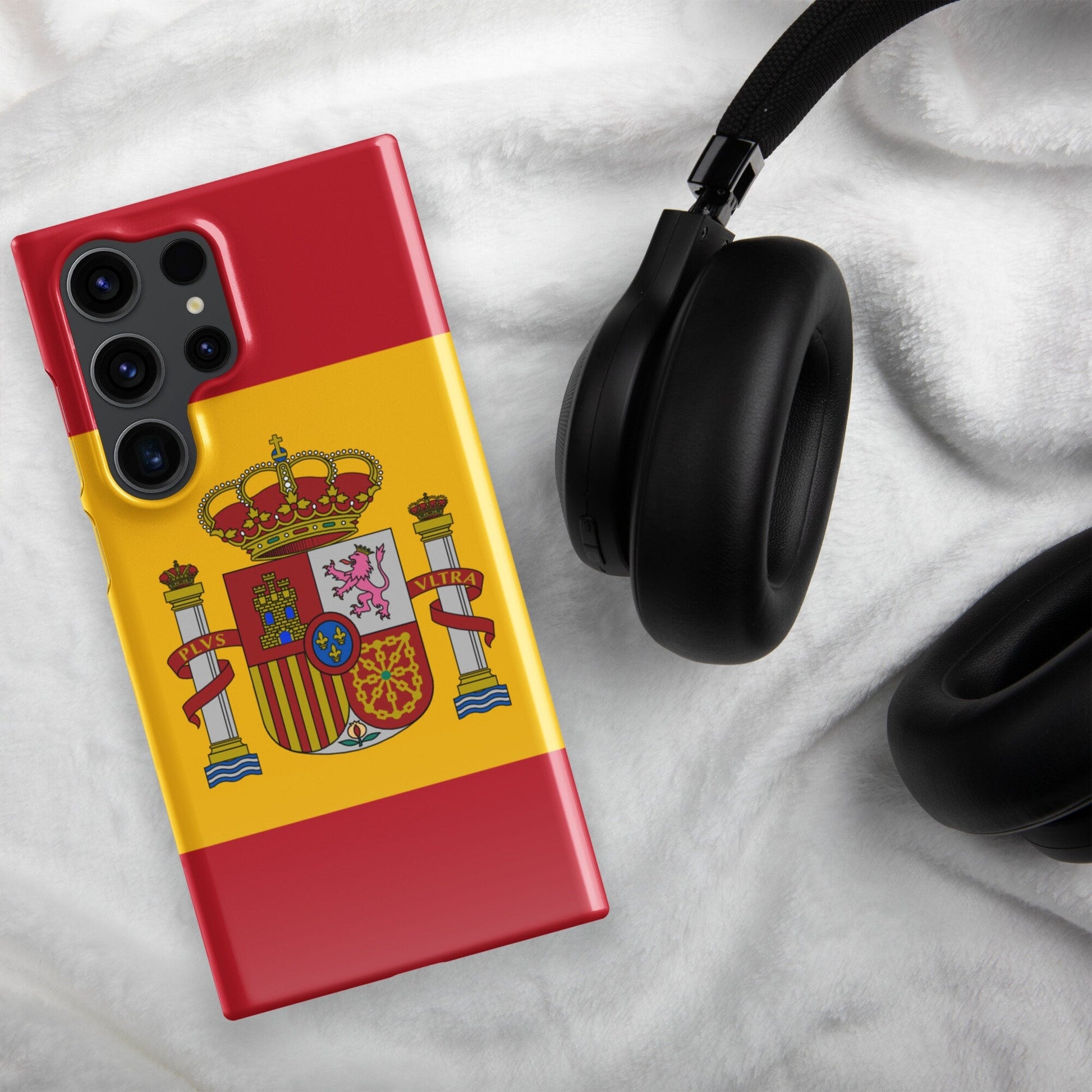 Spain Flag Samsung Galaxy Phone Case for Samsung S24 and Samsung S23 for Patriots - Raiden Gate Design