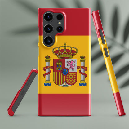 Spain Flag Samsung Galaxy Phone Case for Samsung S24 and Samsung S23 for Patriots - Raiden Gate Design