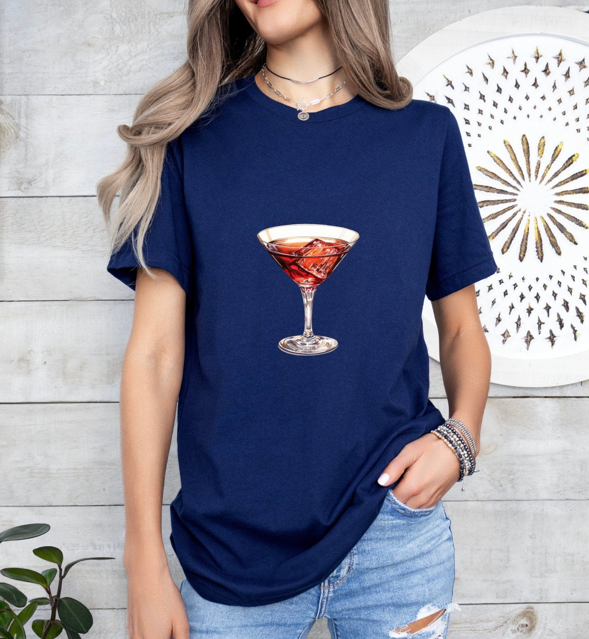 Suburban Standard Cocktail Groom or Bride Cocktail Bar Shirt - Minimalist Aesthetic T-Shirt for Bachelor or Hen Party - Fun and Chic Design - Raiden Gate Design
