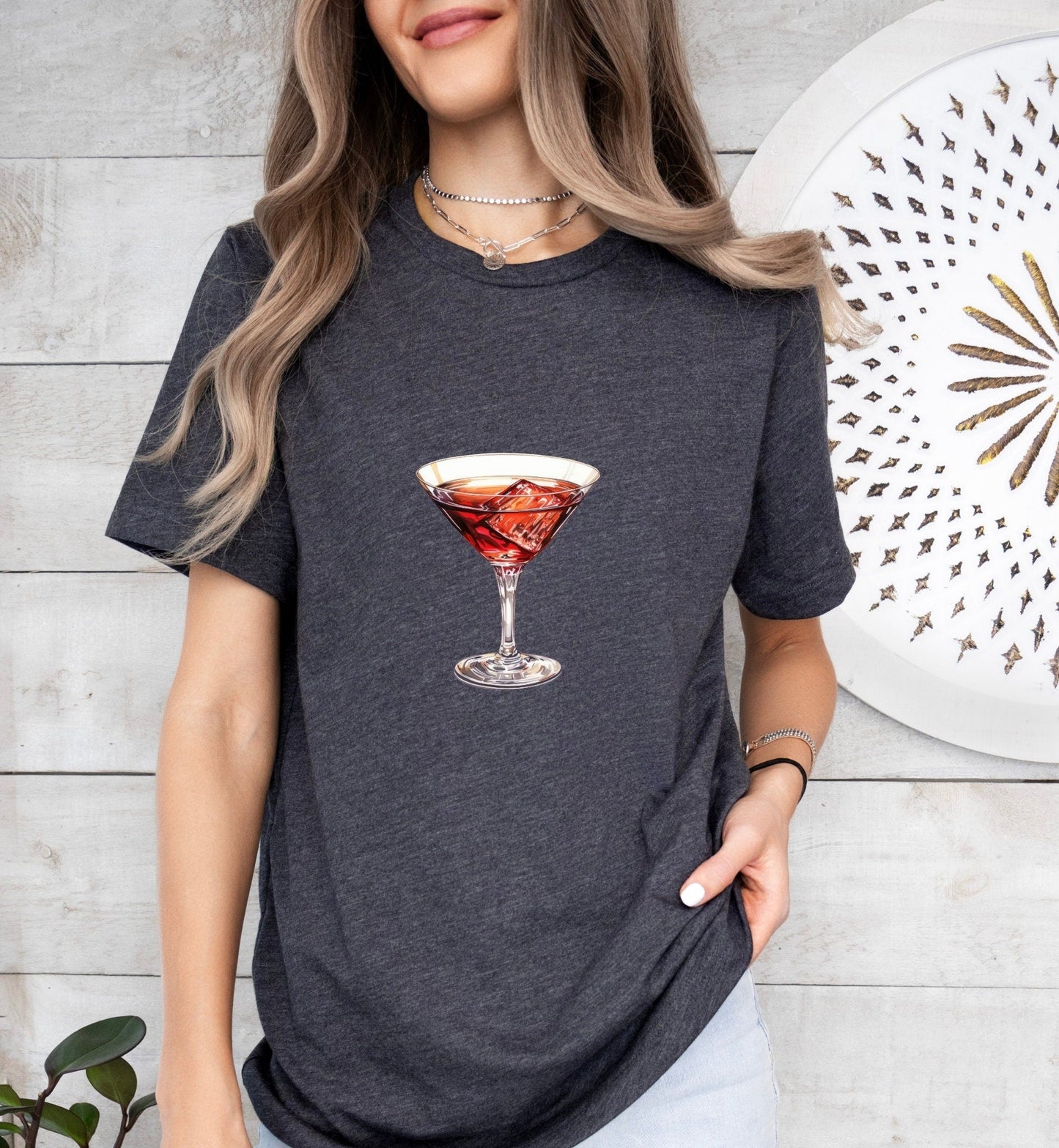 Suburban Standard Cocktail Groom or Bride Cocktail Bar Shirt - Minimalist Aesthetic T-Shirt for Bachelor or Hen Party - Fun and Chic Design - Raiden Gate Design
