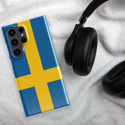 Sweden Flag Samsung Galaxy Phone Case for Samsung S24 and Samsung S23 for Patriots - Raiden Gate Design