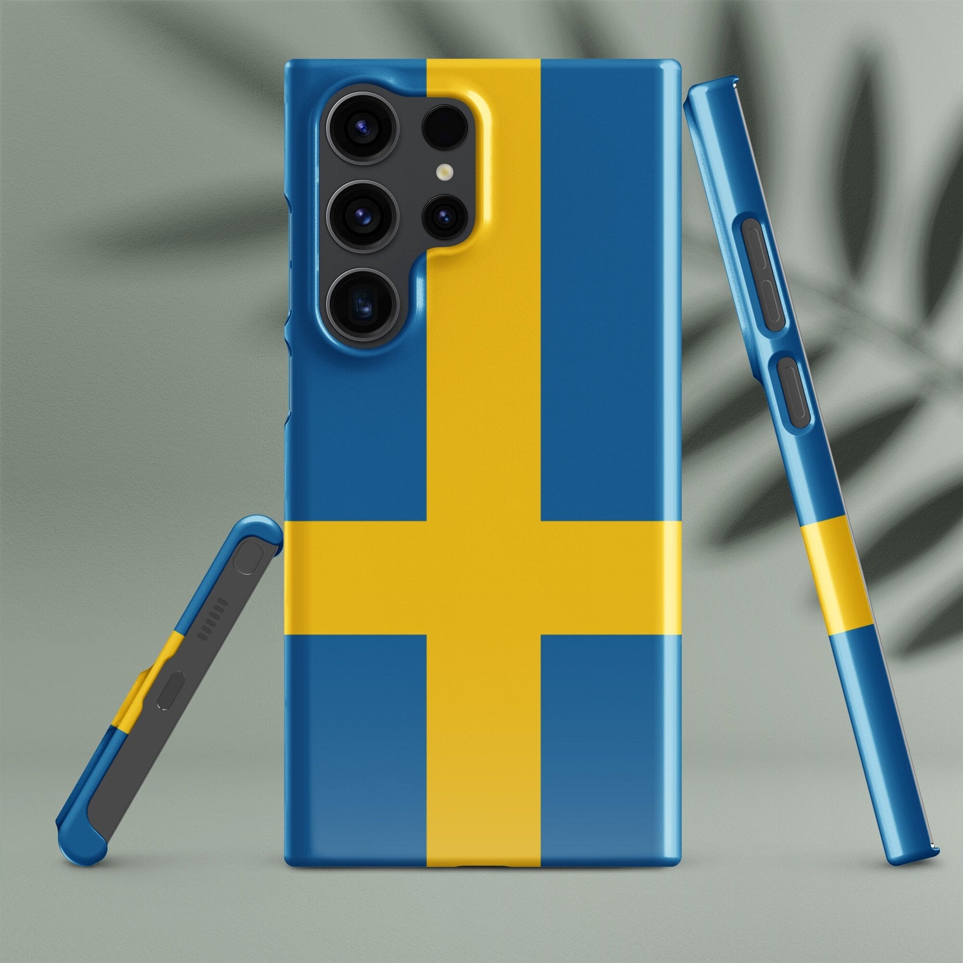 Sweden Flag Samsung Galaxy Phone Case for Samsung S24 and Samsung S23 for Patriots - Raiden Gate Design