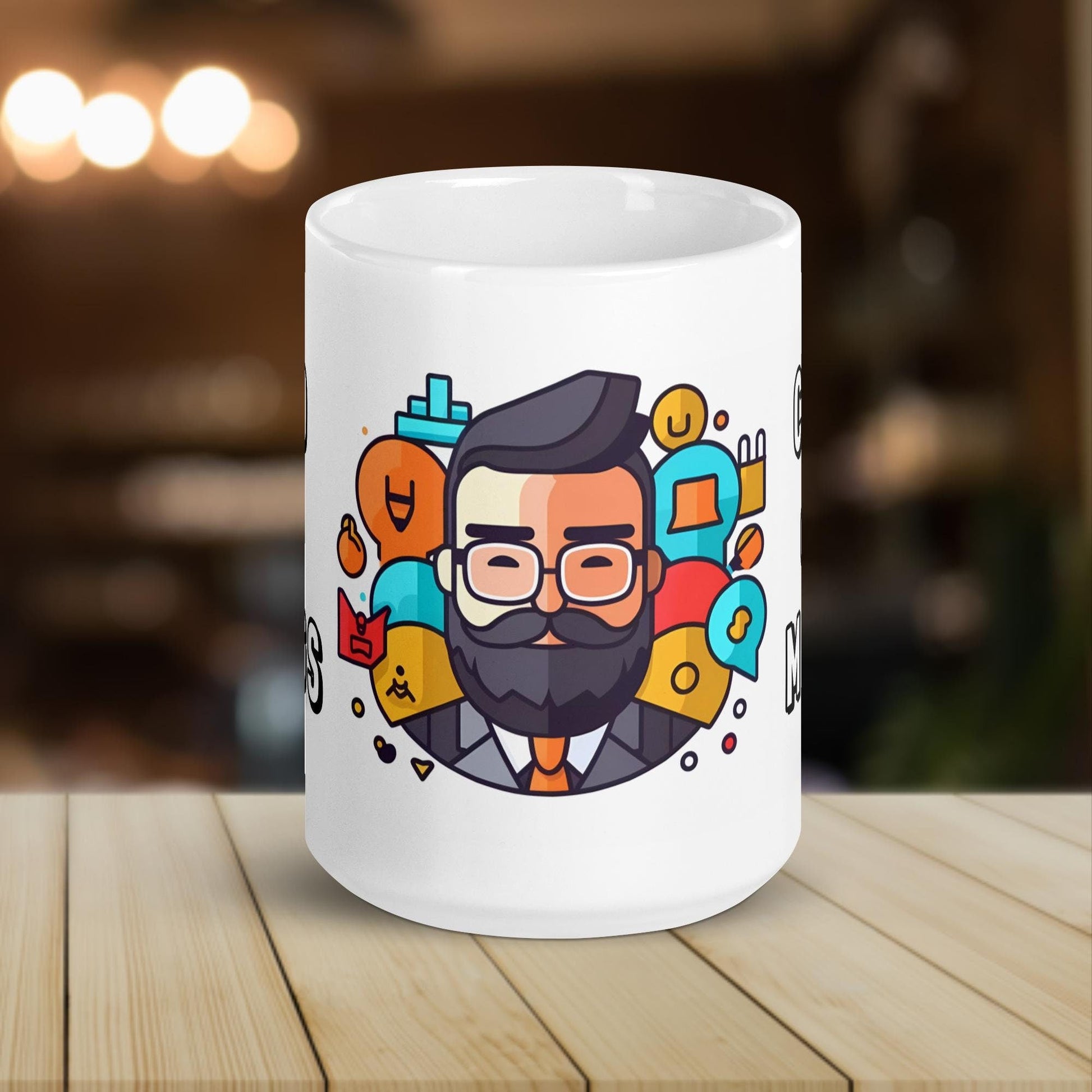 The “CEO of Mugs” | CEO Mug | Funny Work Mug | Funny Coffee Mug | Gift For Coworker | Workplace Gift - Raiden Gate Design