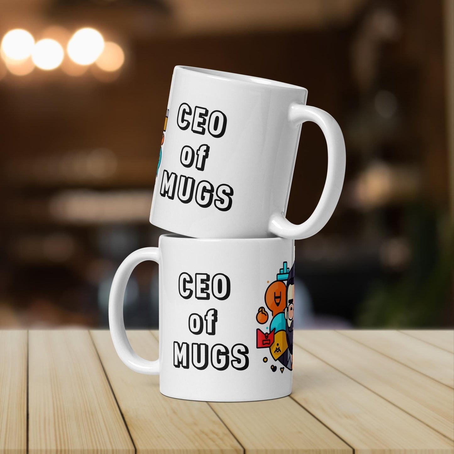 The “CEO of Mugs” | CEO Mug | Funny Work Mug | Funny Coffee Mug | Gift For Coworker | Workplace Gift - Raiden Gate Design