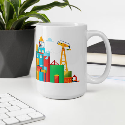 The Construction Site | Funny Work Mug | Funny Coffee Mug | Gift For Coworker | Workplace Gift - Raiden Gate Design