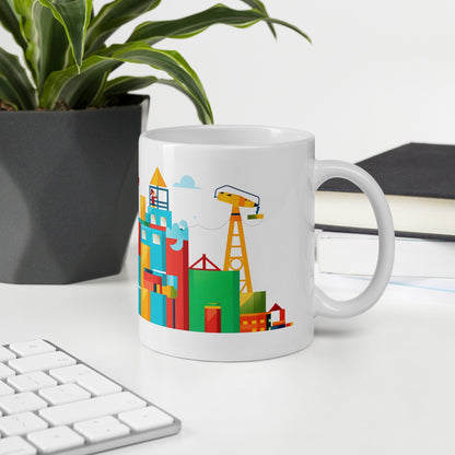 The Construction Site | Funny Work Mug | Funny Coffee Mug | Gift For Coworker | Workplace Gift - Raiden Gate Design