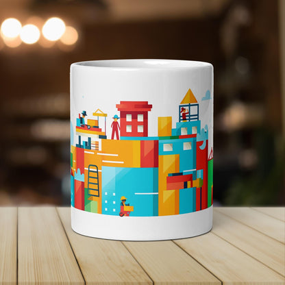 The Construction Site | Funny Work Mug | Funny Coffee Mug | Gift For Coworker | Workplace Gift - Raiden Gate Design