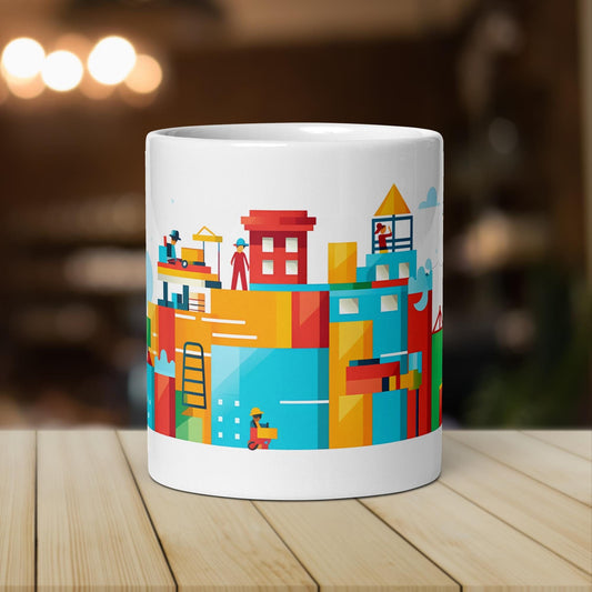 The Construction Site | Funny Work Mug | Funny Coffee Mug | Gift For Coworker | Workplace Gift - Raiden Gate Design