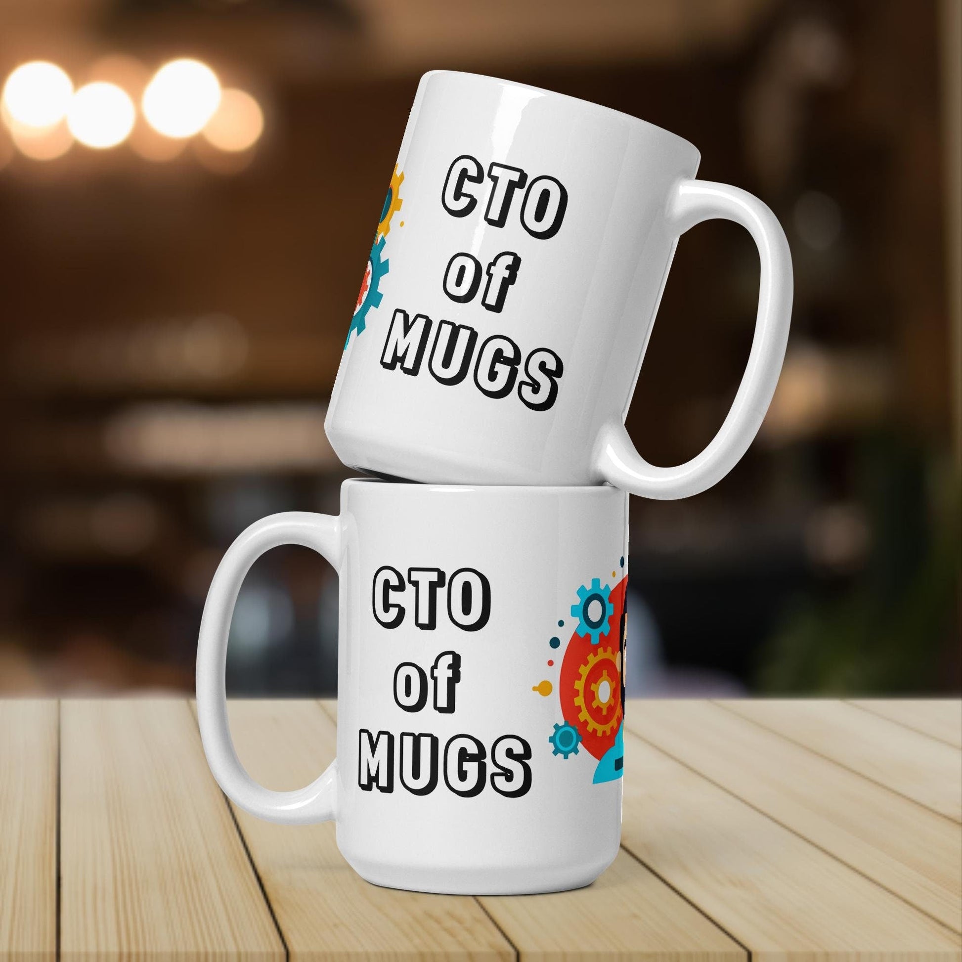 The “CTO of Mugs” | CTO Mug | Funny Work Mug | Funny Coffee Mug | Gift For Coworker | Workplace Gift - Raiden Gate Design